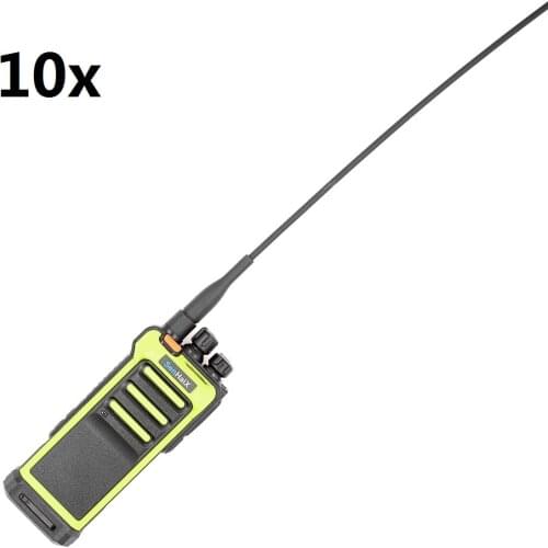 10x SenHaix GT10 Walkie Talkie UHF 400~470Mhz & high gain long antenna LED-hide Screen Two Way Radio Waterproof HAM Transceiver
