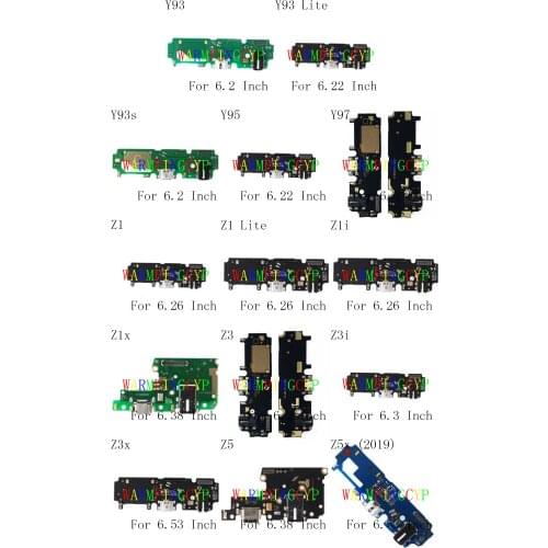 USB Plug Charger Sub Board Flex Cable For vivo Y93 Lite Y93s Y95 Y97 Z1 Z1i Z1x Z3 Z3i Z3x Z5 Z5x 2019 Y93A V1818A V1818T V1807