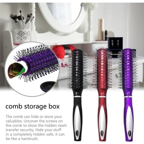 Hidden Storage Container Comb Hairbrush Safe Stash Can For Money Jewelry Home Hair Brush Secret Diversion