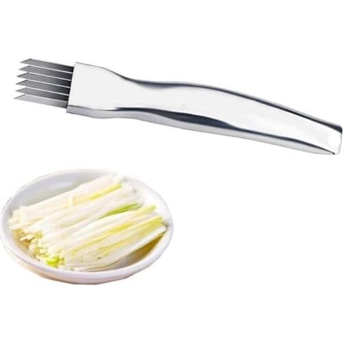 Steel Cuisine Cutter Onion Chopped Green Sprout Artifact Cutting Shredded Green Knife Onions