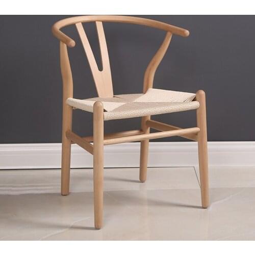 Chinese Style Solid Wood Backrest High-end Dining Chair Rattan Armchair Chinese Style Coffee Chair Antique Taishi Chair Horn Cha