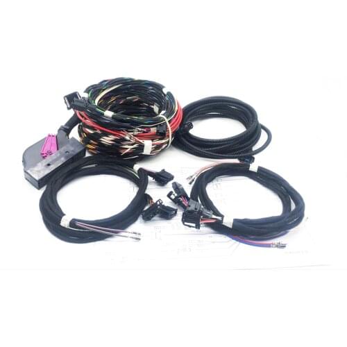 Install Update Dynaudio System acoustics Wire harness Cable For VW Teramont