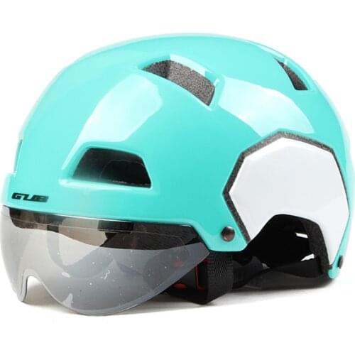GUB V3 City commuting Urban Bike Helmet W/ Magnetic Lens Road MTB Bicycle Motorcycle Sports Saftey Helmet Adult Cycling Safe Cap