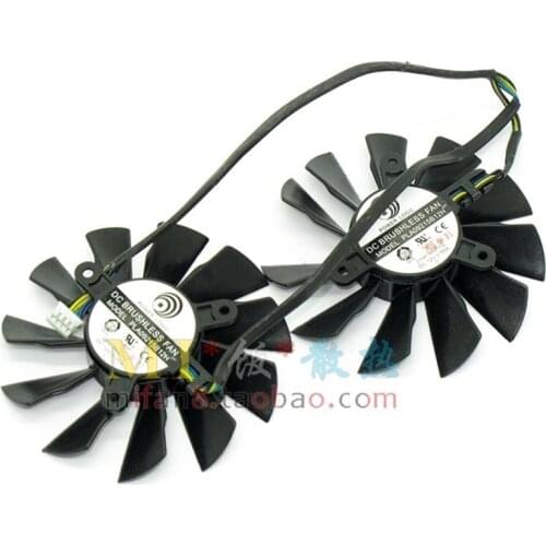 GTX950/960/970/980/980Ti MSI N460/N560 GTX570/580 HD6870 graphics card cooling fan PLA09215B12H dual fan 4-wire PWM