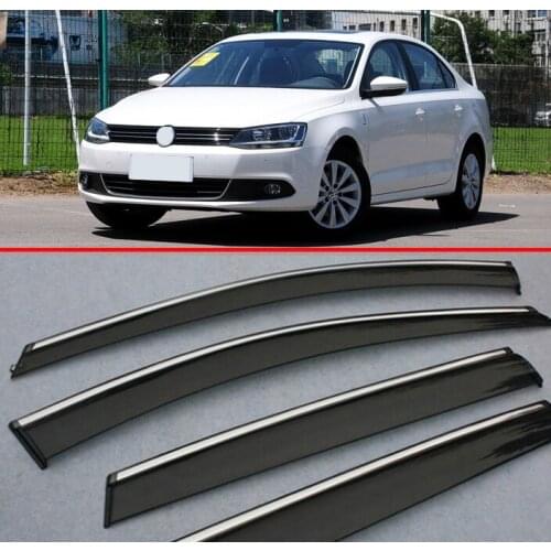 For VW Jetta MK6 2012 2013 2014 2015 Window Wind Deflector Visor Rain/Sun Guard Vent