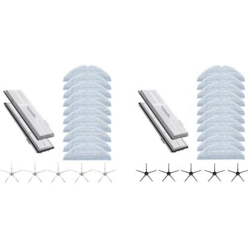17Pack Hepa Filter Mopping Cloths Side Brush for Xiaomi Roborock S7 T7S T7Plus T7Splus Robot Vacuum Cleaner Parts