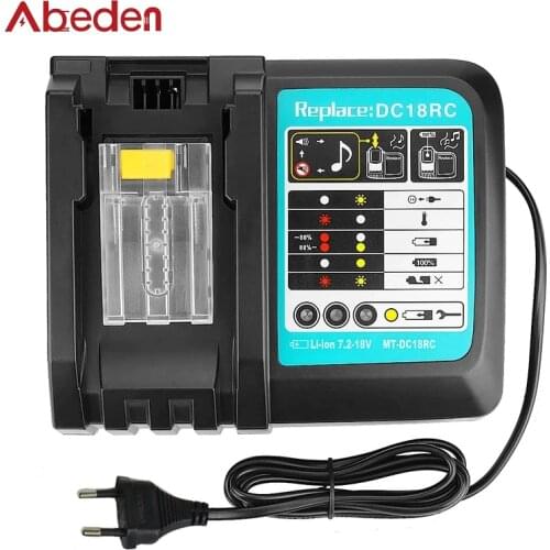Lithium Battery Charger DC18RF DC18RA for Makita 14.4V-18V LXT Lithium-ion Battery BL1815 BL1820 BL1830 BL1850 BL1840 BL1430