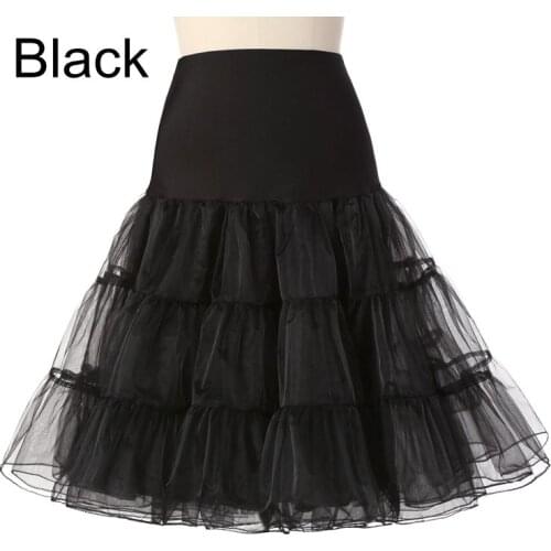 Free shipping 26" 50s Retro Underskirt Swing Vintage Petticoat Fancy Net Skirt Rockabilly Tutu many colors S/M L/XL 2XL 4XL 6XL