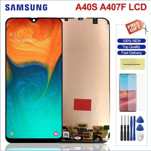 6.4'' Original Lcd For Samsung A40s A407 A407F A407FN LCD Display Touch Screen Digitizer Assesmbly For Samsung Galaxy A40S Lcd