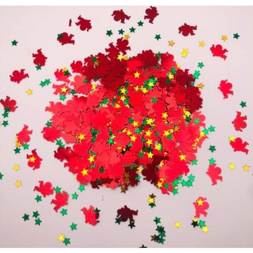Star/15 grams Sequins PVC Flat for DIY Card Making Craft Color Collection