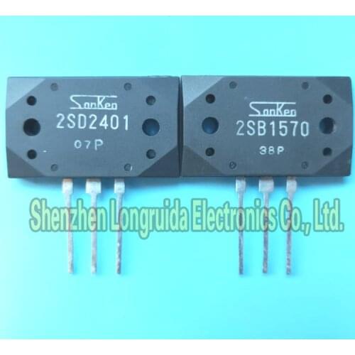 1 pair 2SB1570 2SD2401 B1570 D2401 TO-3PL Power amplifier pair tube