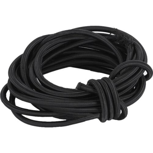 10M Black Strong Elastic Rope Cord Bungee Shock Cords Stretch String Rubber Band Outdoor Climbing Hiking Bands Powful Holder