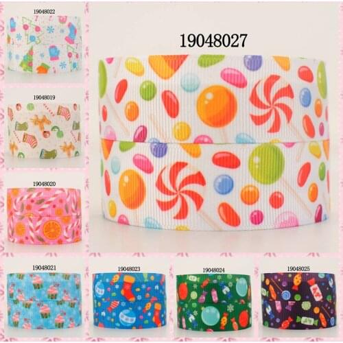 10yards -different sizes -sweet candy ribbon printed Grosgrain ribbon 19048018