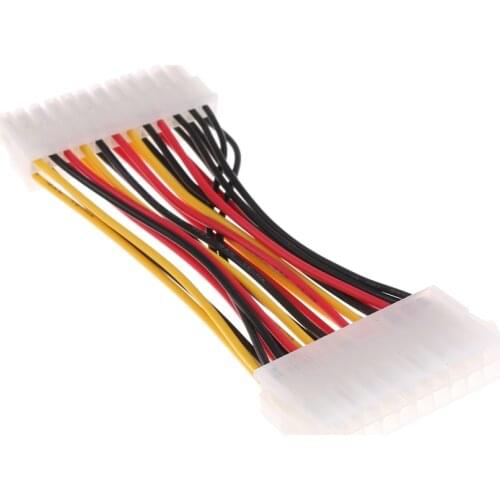14cm 20-Pin Male To 24-Pin Female Adapter Cable For ATX PSU To Mini HP 20 Pin To 24 Pin Connector Adapter Cable Plastic