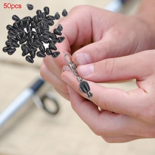 50pcs Quick Change Carp Fishing Connector Bead Hook Links Feeders Tackle For Outdoor Fishing Portable Accessories Fishing Tool