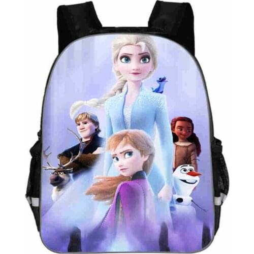 Disney Children Backpacks Cartoon Elsa Backpack Students Boys Bagpack School Bags Custom made For Teenagers Kids Mochila bags
