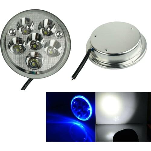 High Low Beam 5.5inch 30W 6 LED Headlight Lamp Round Head Light Headlight Lamp Round LED Universal Front Driving Head Light