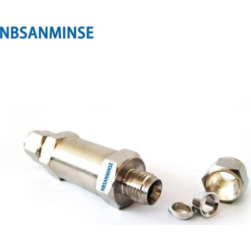 FL - OD / F Stainless Steel Filter SS316L with Tube End Connection / Female NPT Thread Pipe 6000PSI NBSANMINSE