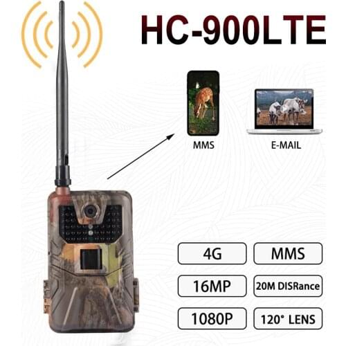 3G 4G Hunting Trail Camera HC-900 20MP 1080P HD MMS Wild Surveillance Cam Infrared Night Vision 0.3s Wildlife Photo Traps 940nm