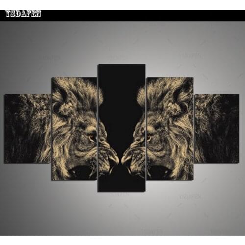 HD Printed Painting Canvas Printing Lion painting Room decor print poster picture canvas Framed Art HG-135