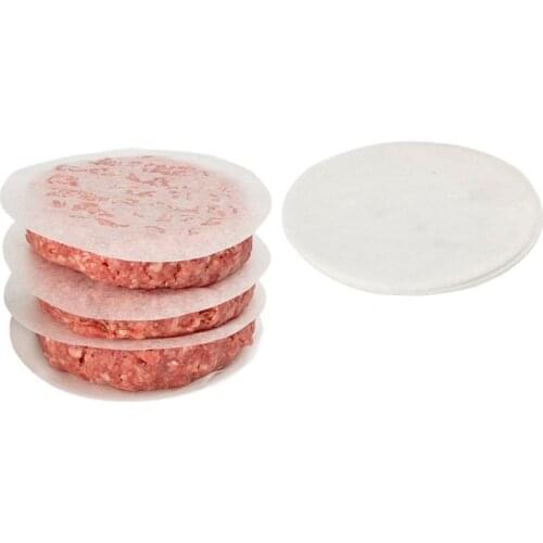 50PCS Round Oil-absorbing Baking Paper Non-sticky Easy To Detach Used for Baking Pan Biscuit Cheesecake Parchment Paper A557