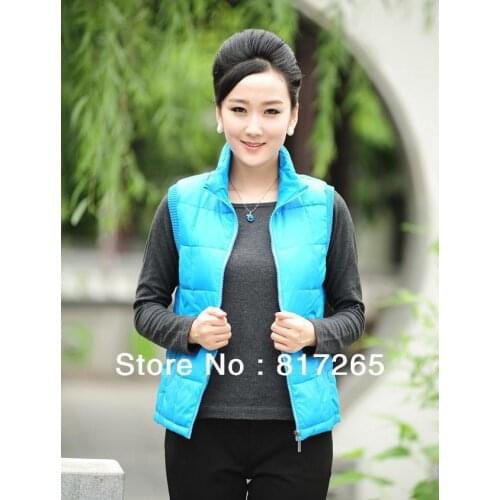 Hot Womens fashion winter slim cotton vest womens winter thermal waistcoat overcoat Large size XL-XXXXL