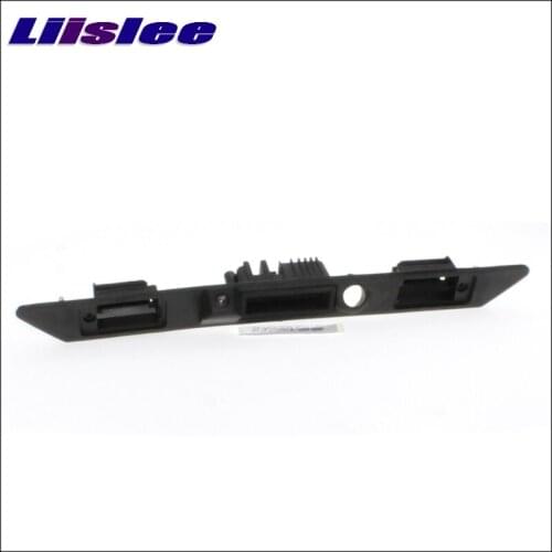 LiisLee Car Rear View Camera Instead of Original Factory Trunk Handle For Audi A8 A8L A6 A6L A4 A3 2011~2017 Night Vision Camera