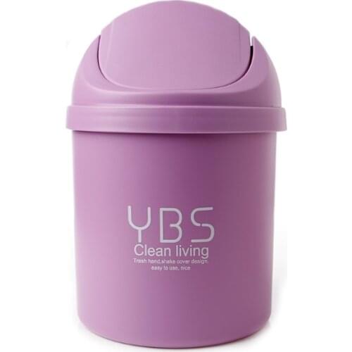 Cute Mini Small Waste Bin Desktop Garbage Basket Table Home Office Trash Can，Trash Can Bathroom Small