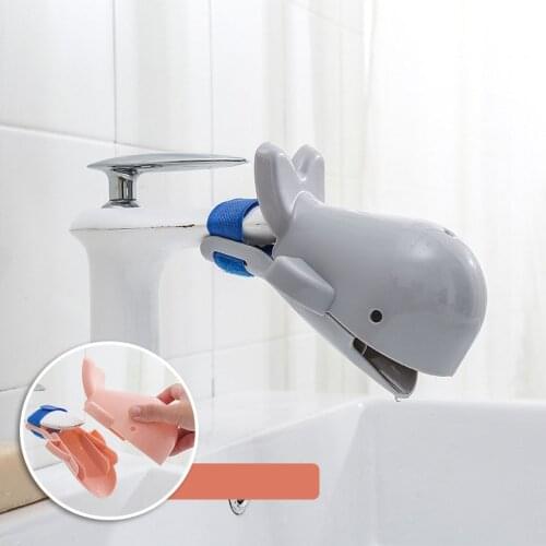 Cute Faucet Extender Durable Cartoon Kids Toddler Sink Handle Baby Bathroom Faucet Extender Children Crab Washing Hands Tools