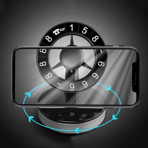 Multi-function Car Phone Holder Number In Car Parking License Platetwo-in-one Temporary Parking Phone Number Plate