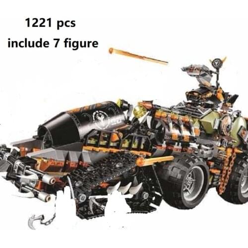 2020 NEW 10939 Brick Toys Dieselnaut tank Model Building Blocks DIY Toys Bricks For Children Gift