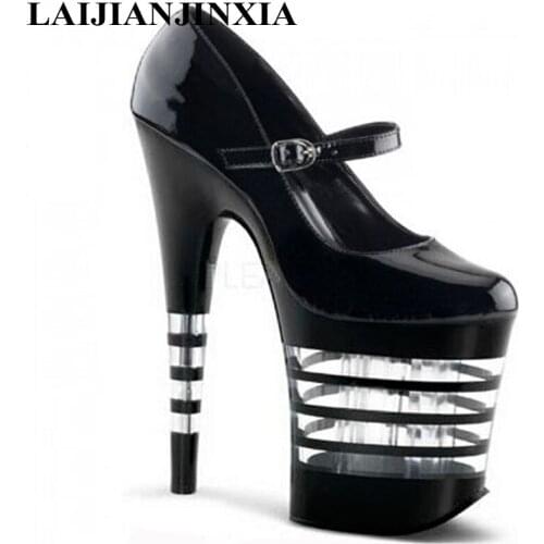 New wholesale 20cm high heels, waterproof platform and stage shoes, banquet ladies' Dance Shoes