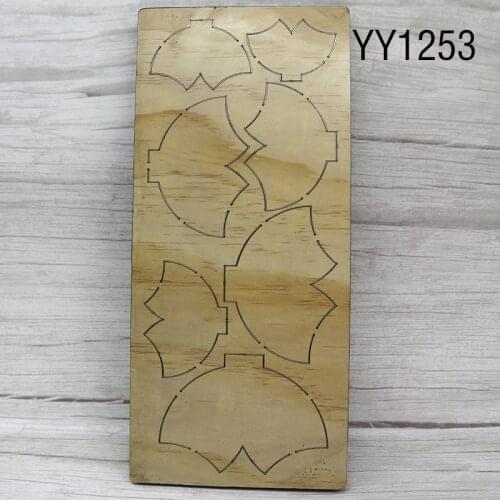 New bow die cutting and wooden die, YY1253 is suitable for common die cutting machines in the market