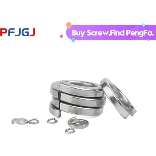 Peng Fa 304 stainless steel spring gasket GB93 spring gasket spring gasket Wallace opening M2-M30