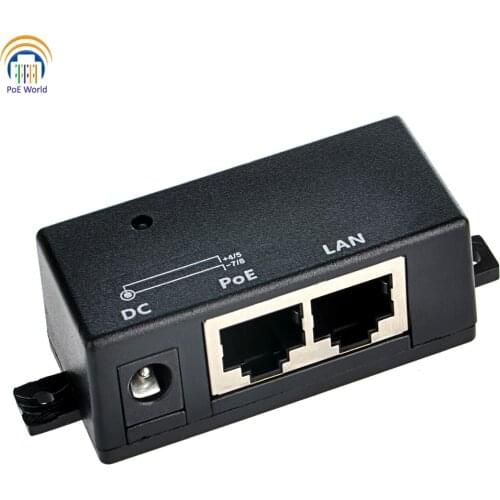 PoE Splitter poe injector 100mbps passive Power over Ethernet RJ45 adapter 12V-56V for IP Camera