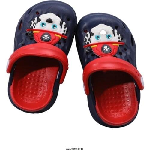 Paw patrol Kids Sandals Summer Non-slip Beach Cave Shoes Slippers Toddler Baby Slippers Soft Bottom Boy Girl Garden Shoe Sandals