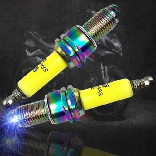 Motorcycle D8TC/A7TC Spark Plug for 150cc 200cc 250cc Pit Dirt Bike ATV Quad Motard Durable