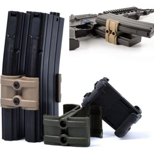 Tactical Rifle Gun Magazine Parallel Connector M4 MAG595 AK AR15 Airsoft Hunting Accessories Military Mag Coupler Clip Holder