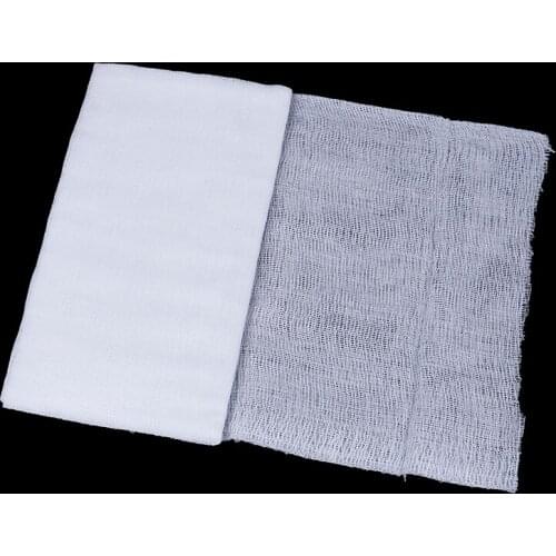 2 Yards 23.5cm Fabric Cotton Cloth Bleached Gauze Cheesecloth For Cheese Cloth Absorbent Gauze Cheese Baking Pastry Tools