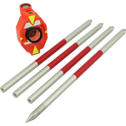 GMP111 1 inch mini prism with 4 poles for total station constant = + 17.5 mm