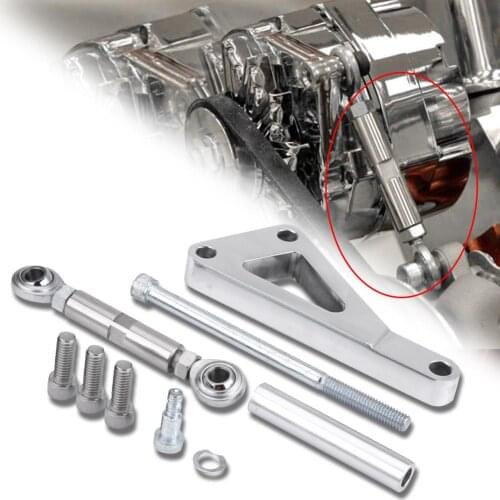 1 Set Polished Aluminum Alternator Bracket Kit Water Pump Lwp Bracket Set for Chevy SBC 350 PCE232.1002
