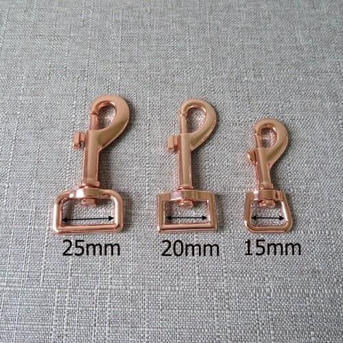 1 pcs 15mm 20mm 25mm metal buckle carabiner DIY bag dog leash lead clip belt straps buckle hook buckle sewing accessory hardware