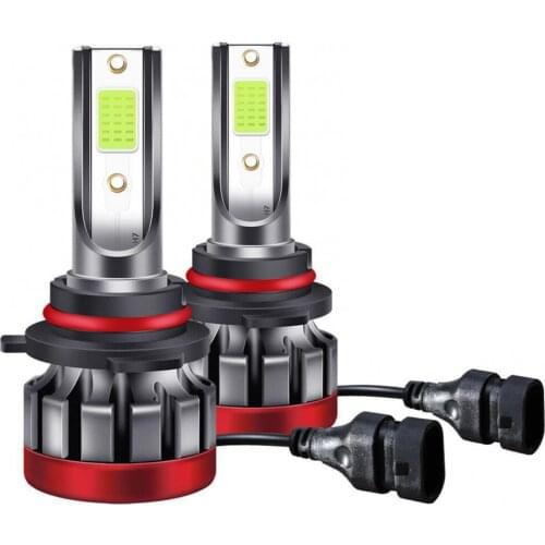 2Pcs DC 9-30V 3000LM 9006/HB4 Bright Car LED Limes Green Light Fog Lamp Headlight Accessories