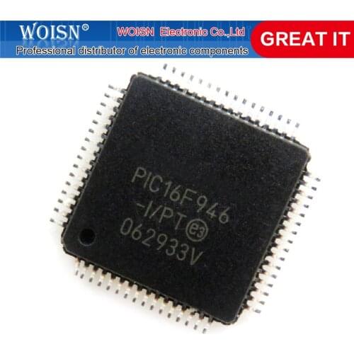 2pcs/lot PIC16F946-I/PT PIC16F946 QFP-64 In Stock