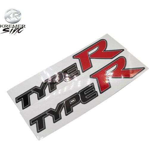 2piece Outlet Doorbar Sticker Dashboard Cover Stickers Instrument Panel Trim Sticker for Honda Type R sticker for Honda Retrofit