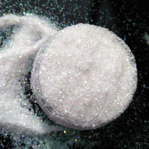 5ml/box Nail Art Holo 008 Powder Ultra-Fine White Glitter Holographic Powder For Acrylic & Gel Application Nail art Laser Powder