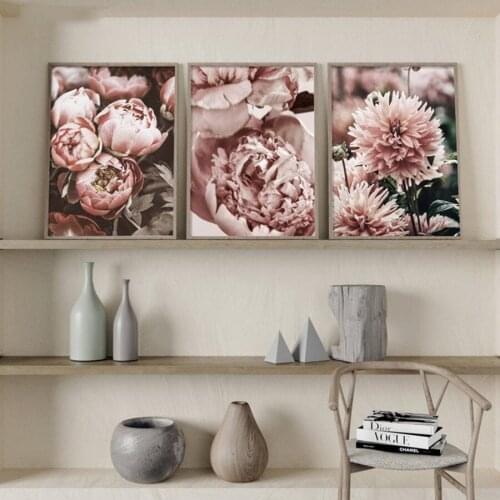 Peony Flower 5d Diy diamond Painting Cross Stitch full square round Gold Floral diamond embroidery home decor nordic art gift