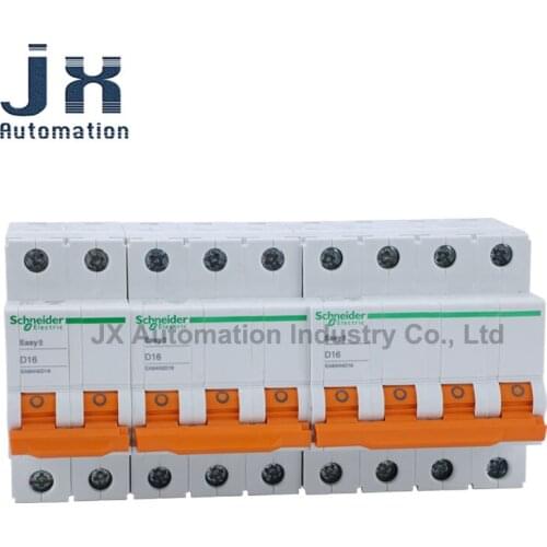 Schneider Circuit Breaker D-type Magnetic Trip Micro-break EA9AN 1P 2P 3P 4P D6/10/16/20/32/40/63A Household Air Switch