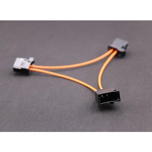 MOST Optical fiber Install wire 1 to 2 adapter For Virtual Cluster GOLF PASSAT B8 TIGUAN A4 A5 B9 Q5 Q7 A3 8V