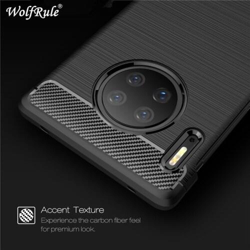 For Case Huawei Mate 30 Pro Cover Shockproof Soft TPU Brushed Back Case For Huawei Mate 30 Pro 5G Case Shell Mate 30 Pro